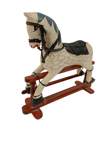 Vintage hand painted wooden - vintage,