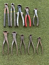 10 X  PINCERS & CUTTERS 9,8, 7 & 6 & 5 INCHES IN LENGTH
