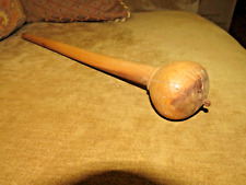 ANTIQUE VINTAGE AUTHENTIC 1800s REAL AFRICAN ZULU KNOBKERRIE EBONY WOOD WAR CLUB