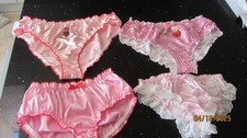 JOB LOT  4 SATIN  KNICKERS    NEW   SIZE  SEE LISTING       NO 1