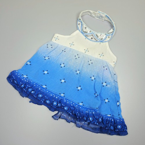 Build bear blue ombre floral - build,