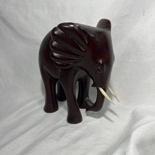 Hand Carved Wooden Elephant Heavy