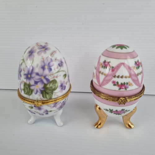 Ceramic eggs trinket boxes - eggs,,