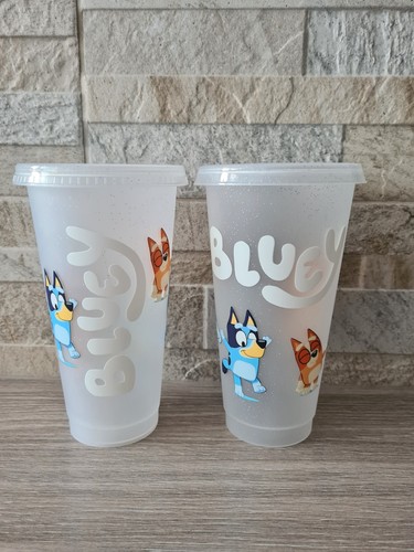 Bluey 24oz tumblers with lid - tumblers,
