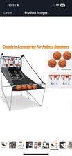 Basketball Arcade Game with Double HOOPS and Electronic Scorer