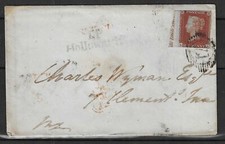 GREAT BRITAIN -  QUEEN VICTORIA 1845 (23 Jun) Cover sent locally in - 40911
