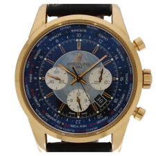 Preowned Breitling Transocean Rose Gold Chronograph Unitime RB0510U4.BB63