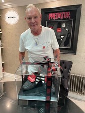 Paul Gascoigne Original Signed Autograph Adidas Predator Touch Football Boots