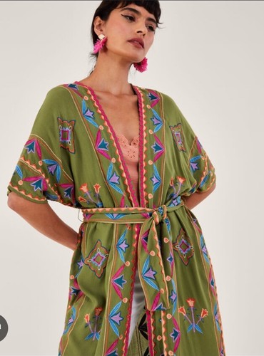 Monsoon embroidered kimono - monsoon,