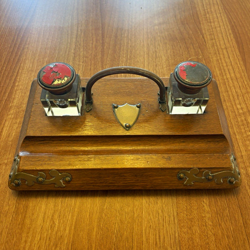 Vintage solid oak - , desktop