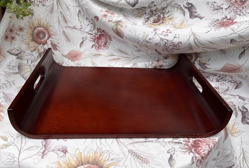 Mcm mahogany sleigh - mahogany, bent