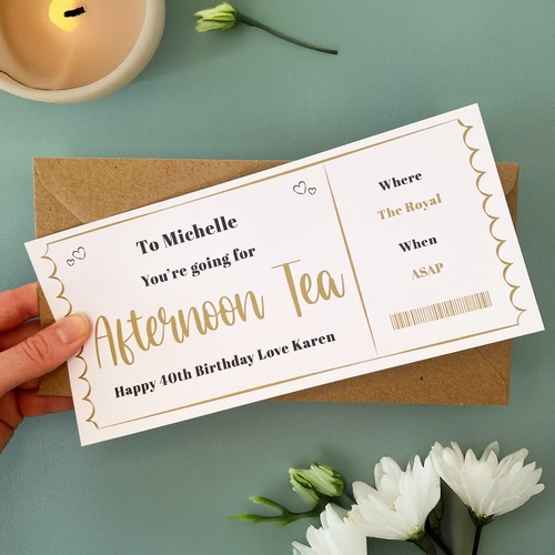 Afternoon tea personalised - afternoon,
