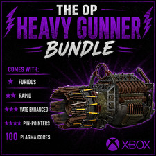 Fallout 76 The OP Heavy Gunner