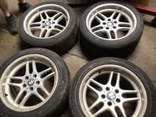 4xGenuine 18” BMW M sport Parallel Alloy Wheels Staggered 2x9J-2x9.5J 5-7series 
