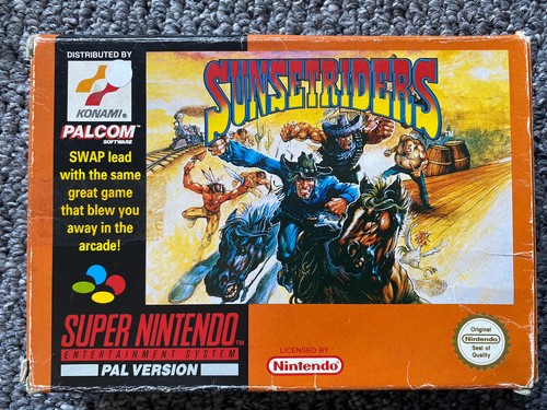Sunset riders snes ultra rare - ultra,