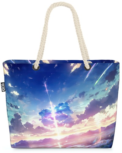 Anime sky manga clouds - clouds, beach