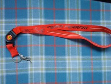 FERRARI LANYARD OFFICIAL LICENSED PRODUCT - BRAND NEW AND UNUSED IN ORIGINAL BOX