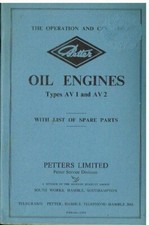 PETTER TYPE AV1 & AV2 DIESEL