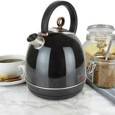 Electric Retro Water Kettle Rapid Fast Boil Domed Kettle 1.7 Litre Cordless New
