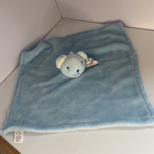 Moon stars blue teddy - moon, bear