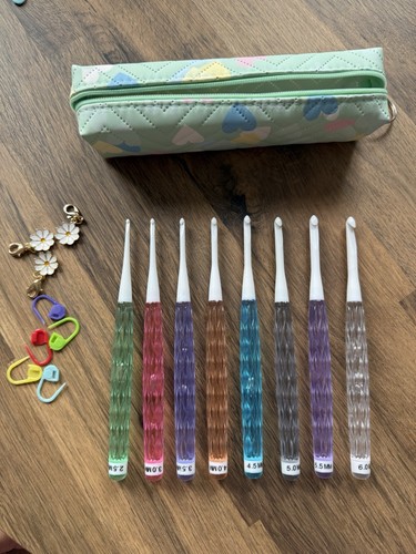 8pc crochet set 5mm - crochet, with