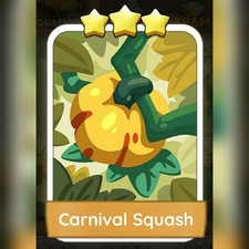 1 x Carnival Squash sticker (⭐⭐⭐) set 14 - Mono_poly_ Go sticker (Fast send)