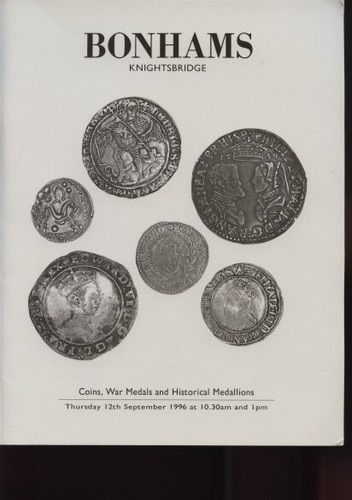 Bonhams 1996 coins war medals - 1996,