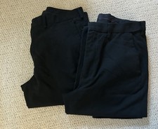 Men's Marks and Spencer Black Trousers W32 X 2