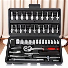 46Pcs Spanner Socket Ratchet