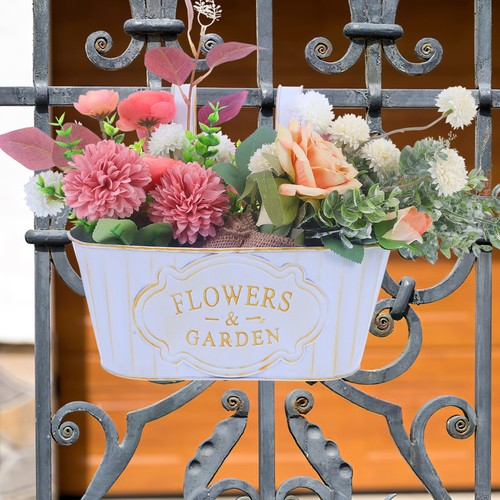Fence planters for outdoor - fence,