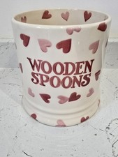 Emma Bridgewater Hearts Wooden Spoons Utensil Jar Pot