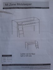 Stompa White Mid-Sleeper Cabin