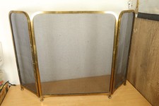Vintage Solid Brass Fire Guard