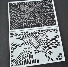 KRYPTEK CAMOUFLAGE Camo Pattern Airbrushing Stencil Vehicle Bike Army Tank Arm