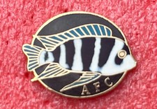 T23 Pins FISH le FRONTOSA CICHLID le Hunchback du Tanga Fish Badge Lapel Pin