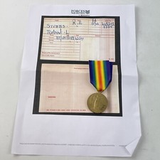 WW1 Victory Medal Sapper Robert L Stubbs 492302 Royal Engineers