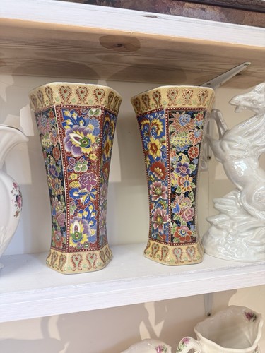 Pair tall antique - a, asian