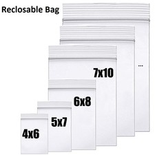 HEAVY DUTY 4 Mil Clear Zipper