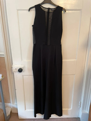 Topshop black jumpsuit 16 - black, uk