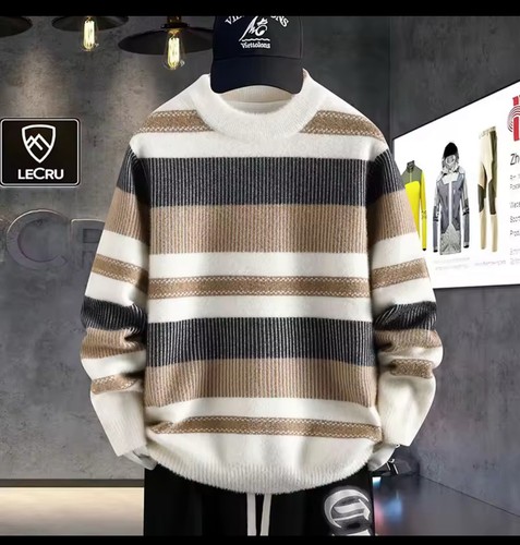 2025 new mens sweater jacquard - new,