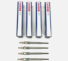 4x Bosch Glow Plugs For Fiat