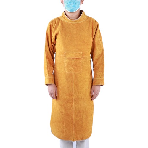 Leather welding work apron - leather,