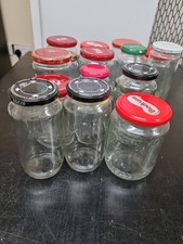 17 Empty Jars with Lids Used