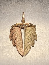 Black Hills Gold Leaf Pendant