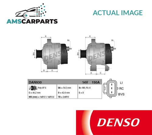 Alternator generator dan930 - alternator,