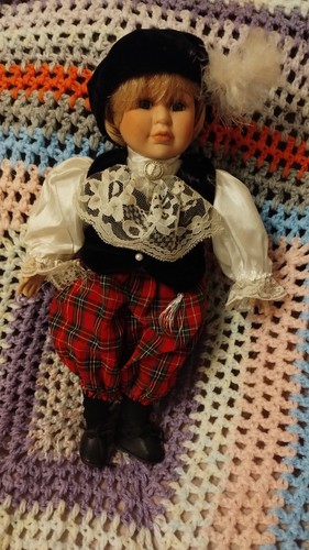 Leonardo porcelain doll - porcelain,