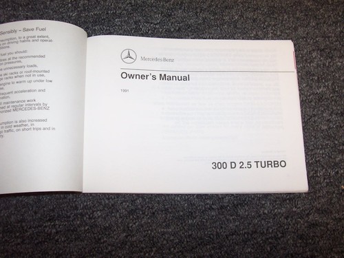 1991 mercedes benz - 300d, 2.5