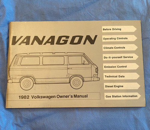 1982 volkswagen vanagon - 1982,