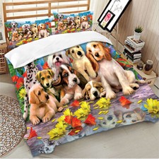 Pug Dog Duvet Cover Set with
