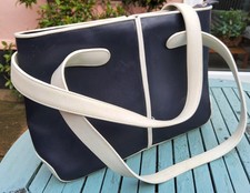 VIntage Vera Pelle,Navy Blue